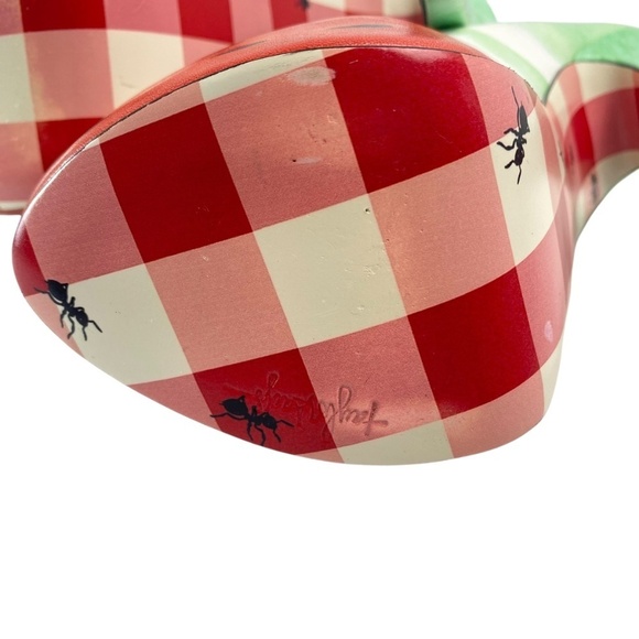 TAYLOR SAYS Retro Watermelon Platform Stiletto Jubilee Size 10 - Picture 6 of 9